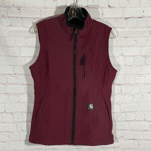Carhartt Women's Burgundy Soft Shell Vest